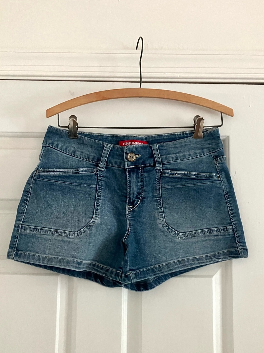 Vintage UnionBay Delaney Y2k Casual Boho Festival Utility Denim Shorts-Size 5